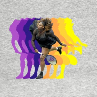 serena williams Fade Retro T-Shirt